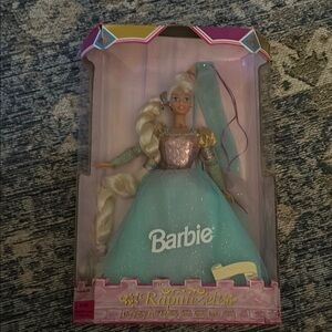 1994 Barbie Rapunzel Doll with Teal Dress